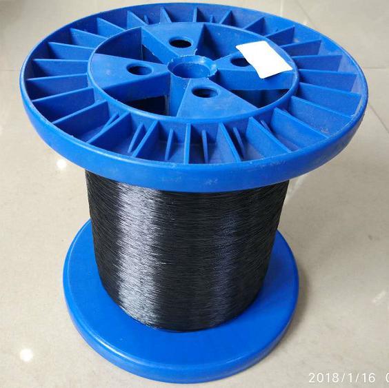 Crna boja 0.12mm PPS monofilamentna pređa za pletene rukavice